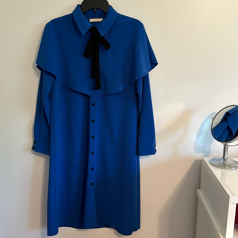 Midi shirt dress